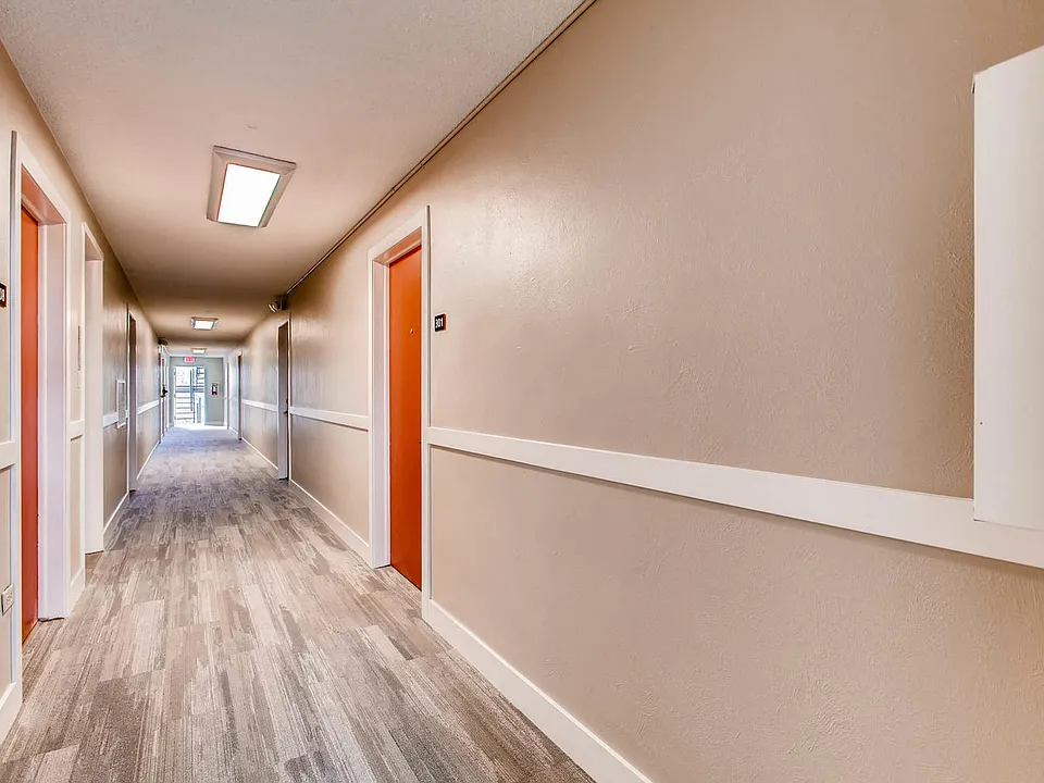 Our Apartment Interior Hallway at Scandia Apartments in Englewood, Colorado