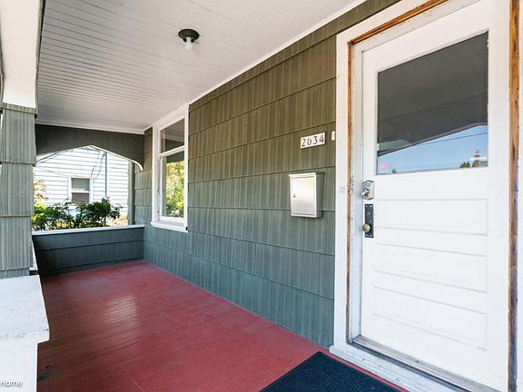 Covered porch.