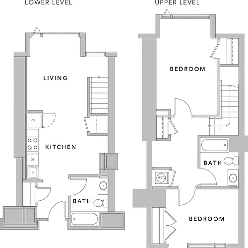 Floor plan 2N Balcony Townhouse