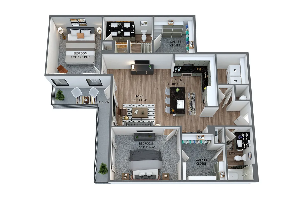 Floor plan B3