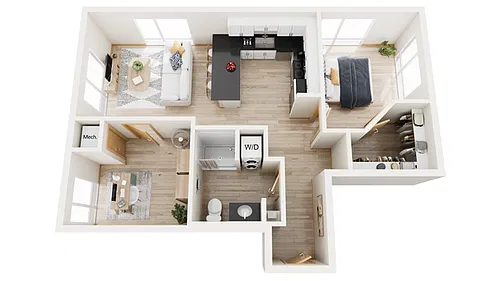 Floor plan Wildflower + Den