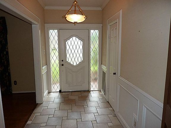 Tiled entry hall