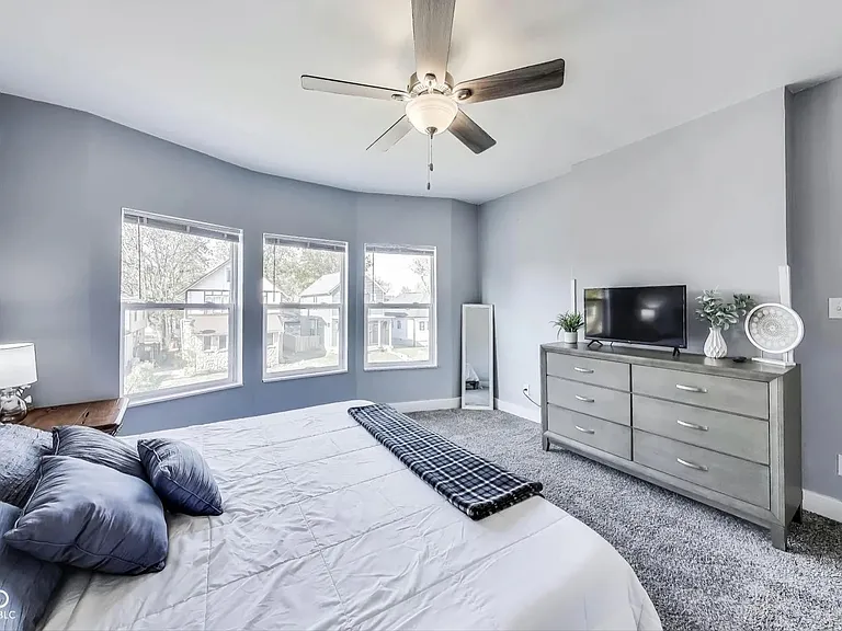 master bedroom - staged