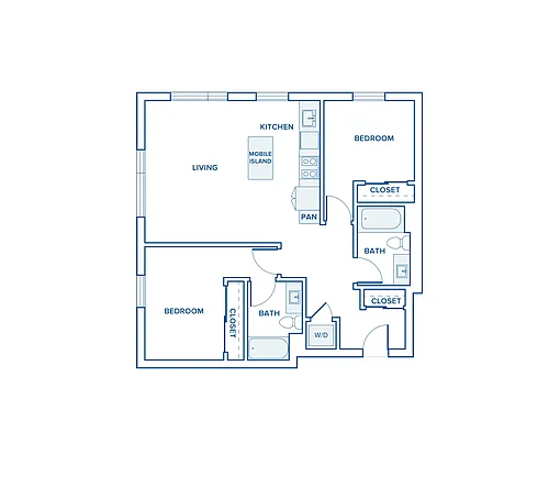 Floor plan ZB04 (MFTE) Income Restricted