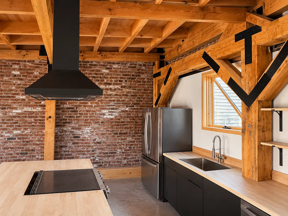 High-end stainless steel appliances