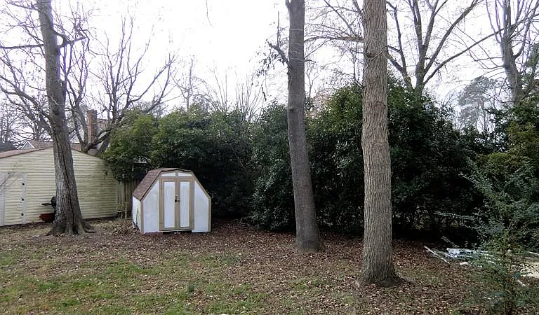 Shed for yard tools