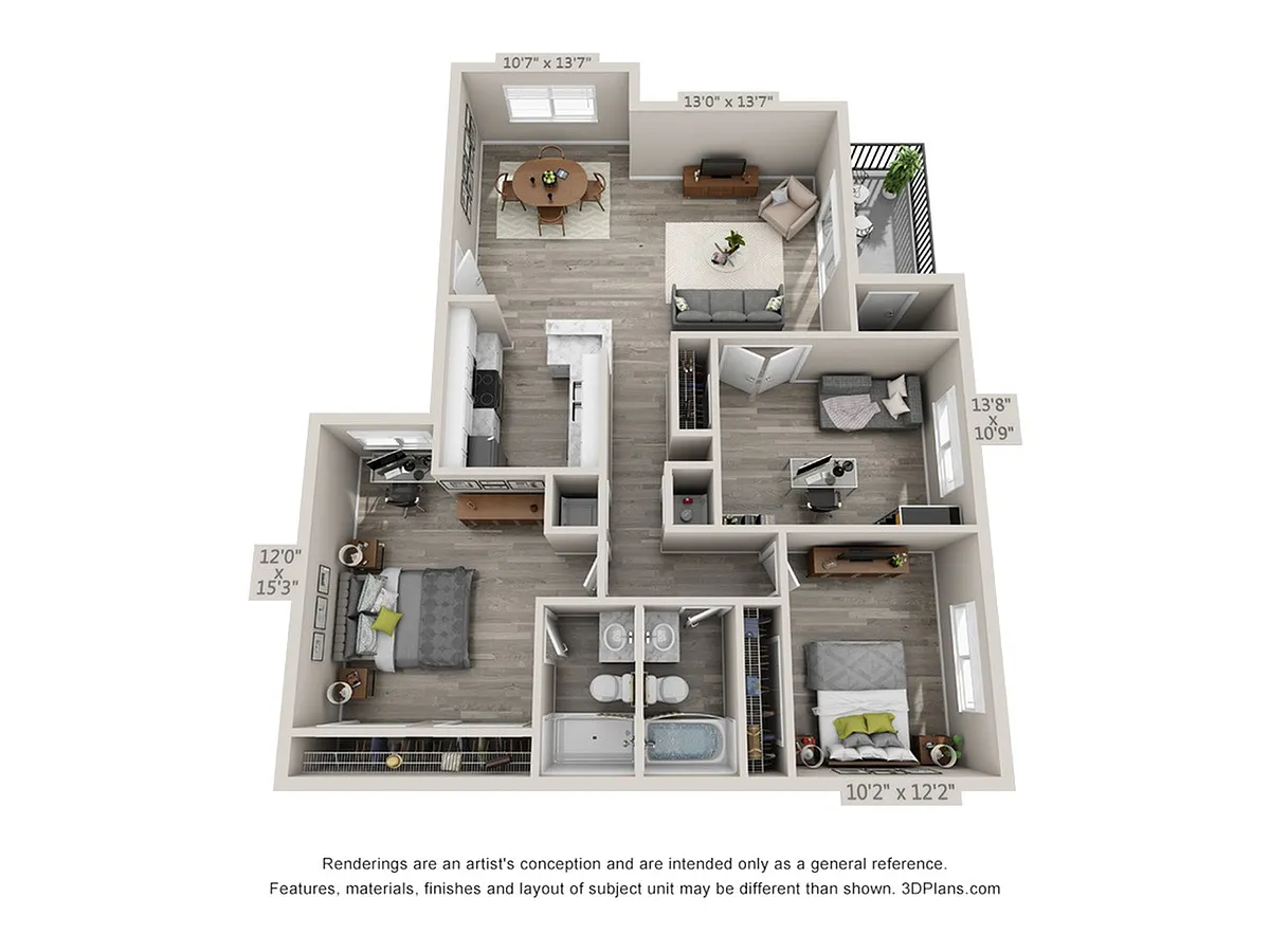 Floor plan C1R