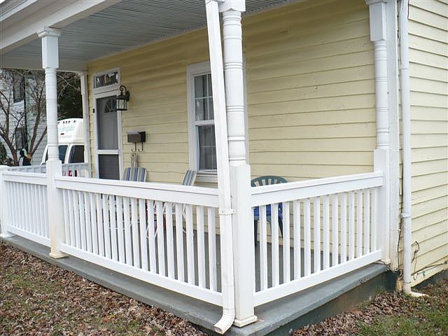 New porch railing 11/24/08