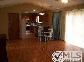 Living room to dining/kitchen