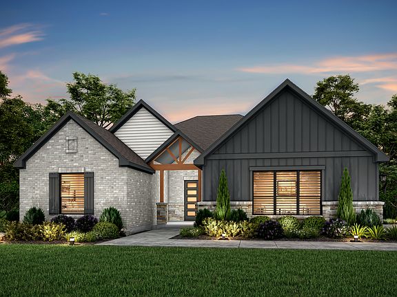 The beautiful Hudson plan offers incredible curb appeal with a beautiful brick and stone exterior.