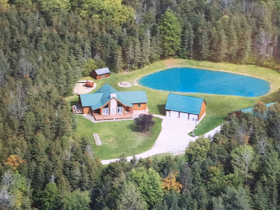 Aerial view of property