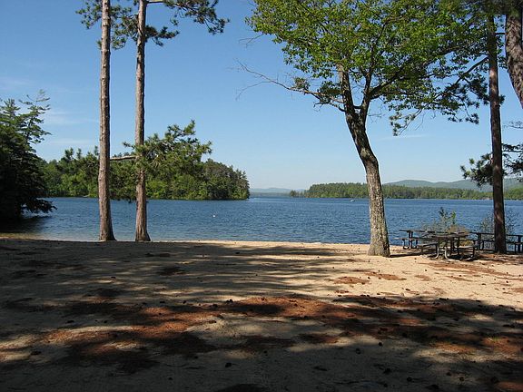 Squam Lake beach