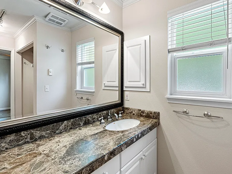 Updated finished in primary bath suite
