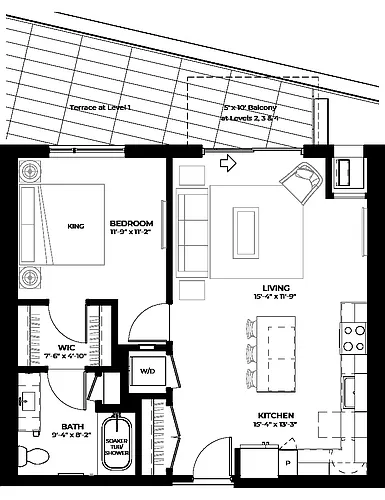 Floor plan Magnolia (A5)