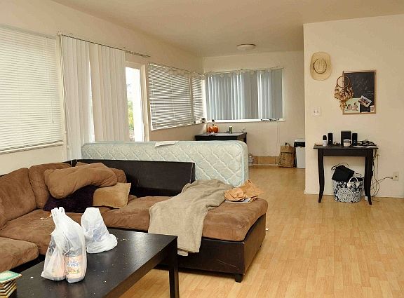 Living Room with sliding door to patio.