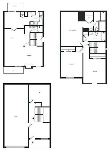 Floor plan Willow Townhome