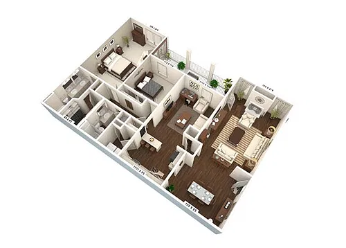 Floor plan The Brickham