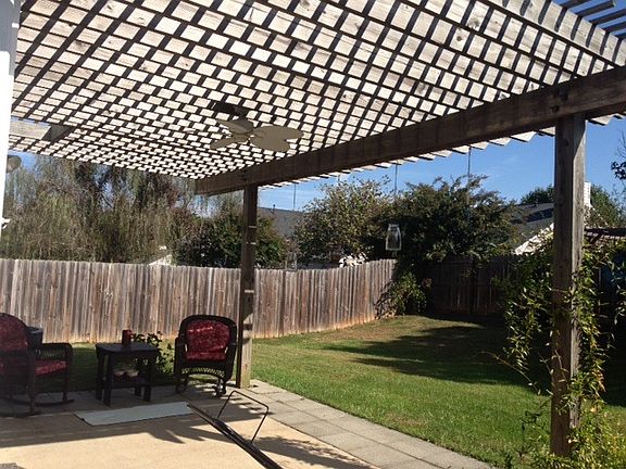 Private Yard w/ Pergola  