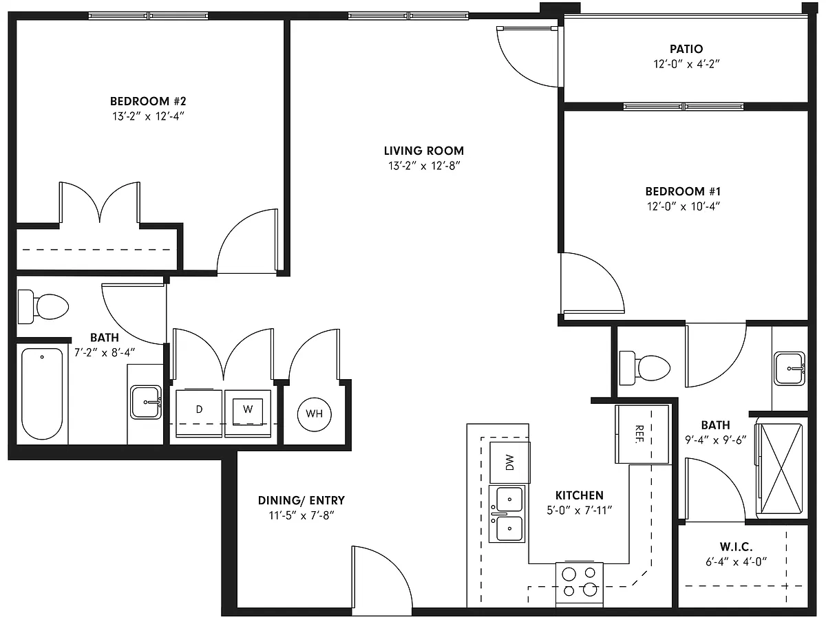 Floor plan The Hawthorne