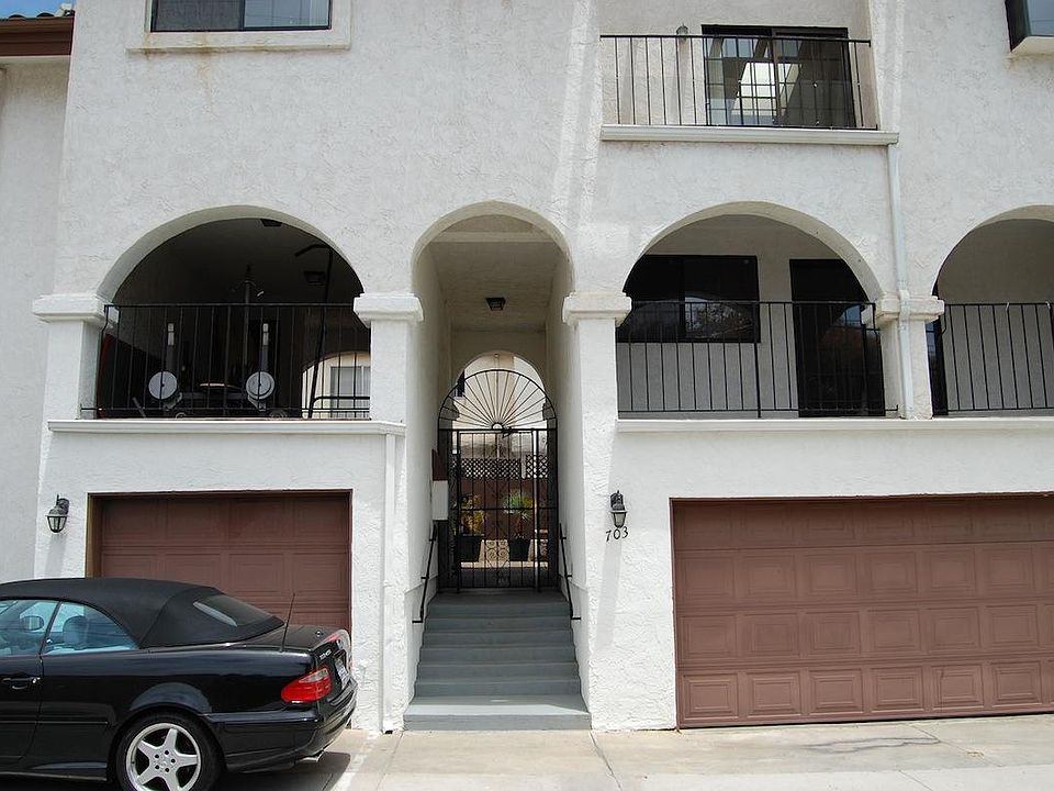Entrance to complex off the alley