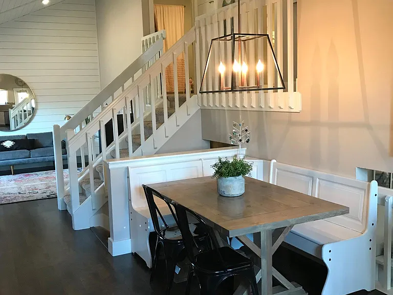 Eat-in kitchen.