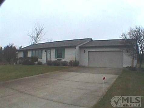 Front from paved drive