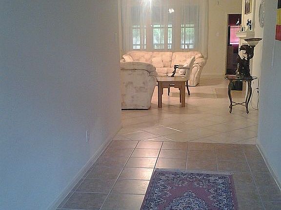 Long spacious entry way