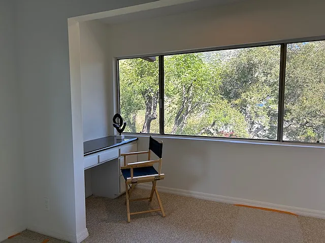 Work area off master bedroom.