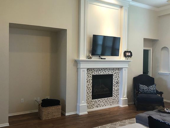 Updated fireplace and floors