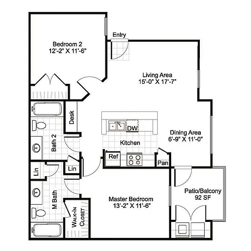 Floor plan B2