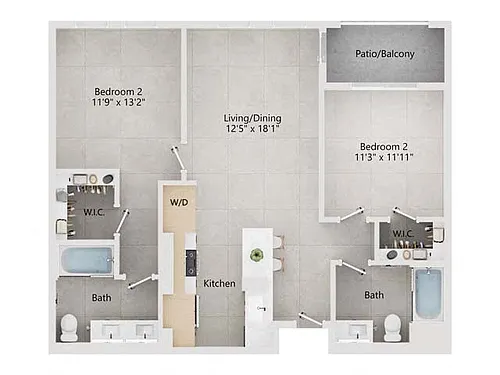 Floor plan B3