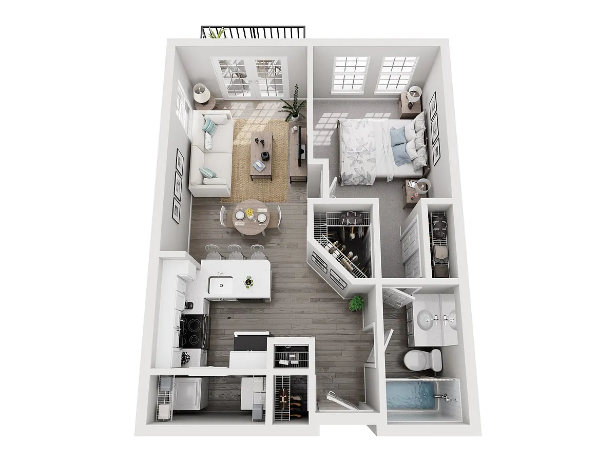 Floor plan The Cypress - Renovated