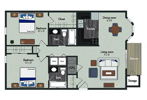 Floor plan Deerfield