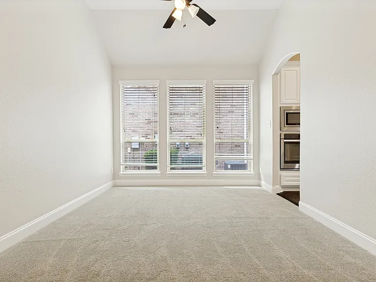 Dining room with kitchen access