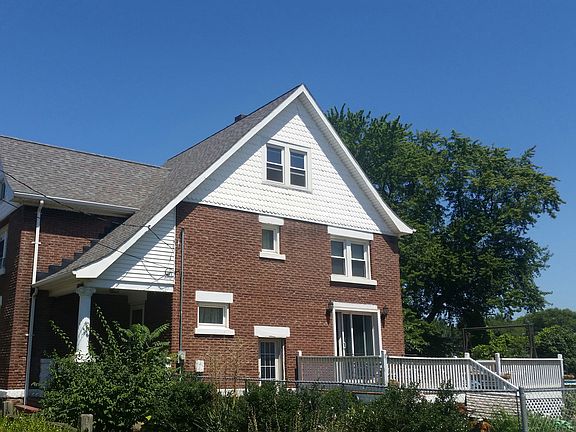 South side of house
