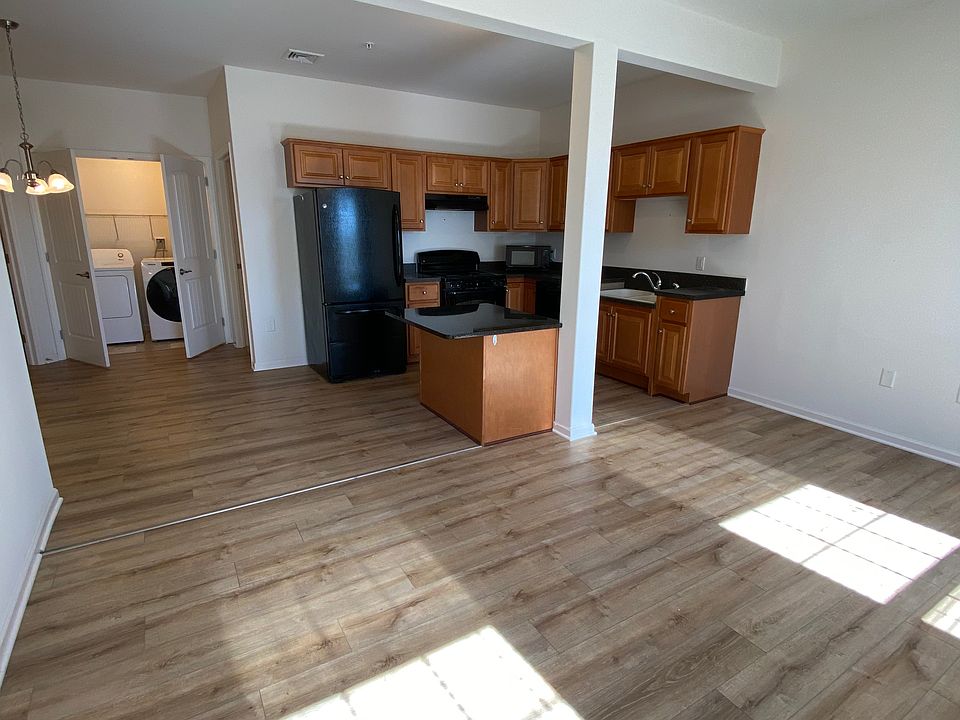 Open living, kitchen and dining