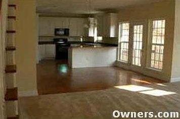 Kitchen from the living room