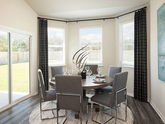 Enjoy plenty of natural light in the dining room.