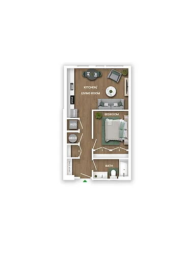 Floor plan S2AW WDU 80%
