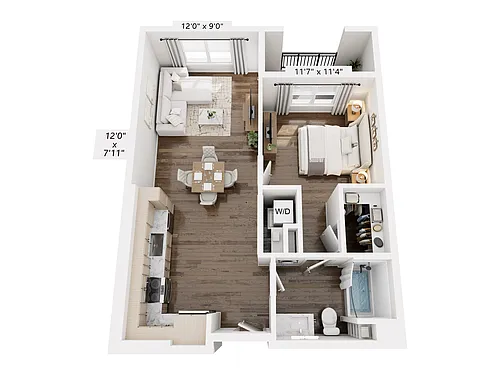 Floor plan A1