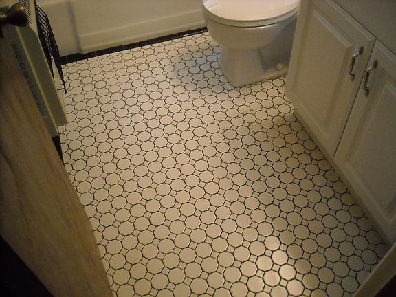 Retro Main Bath floor