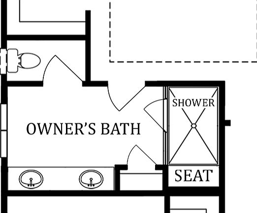 First Floor Optional Venetian Owner s Bath