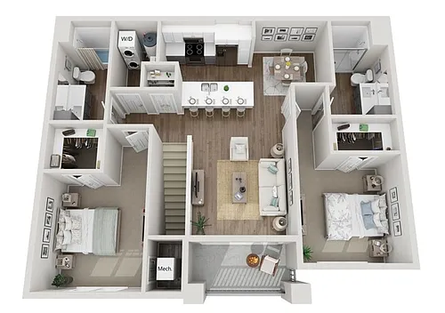 Floor plan 2K