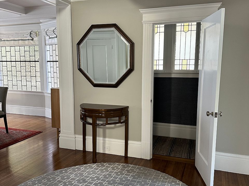 Foyer and powder room