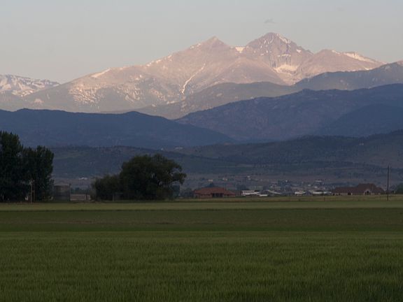 View West to Longs Peak