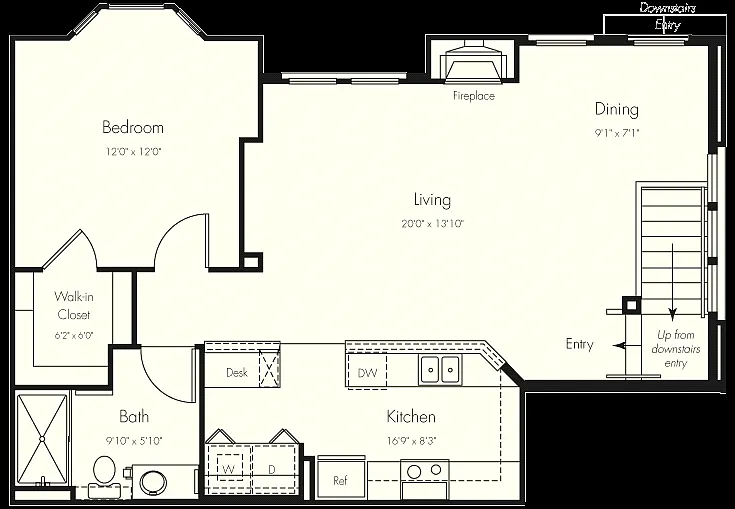 Floor plan 1AD