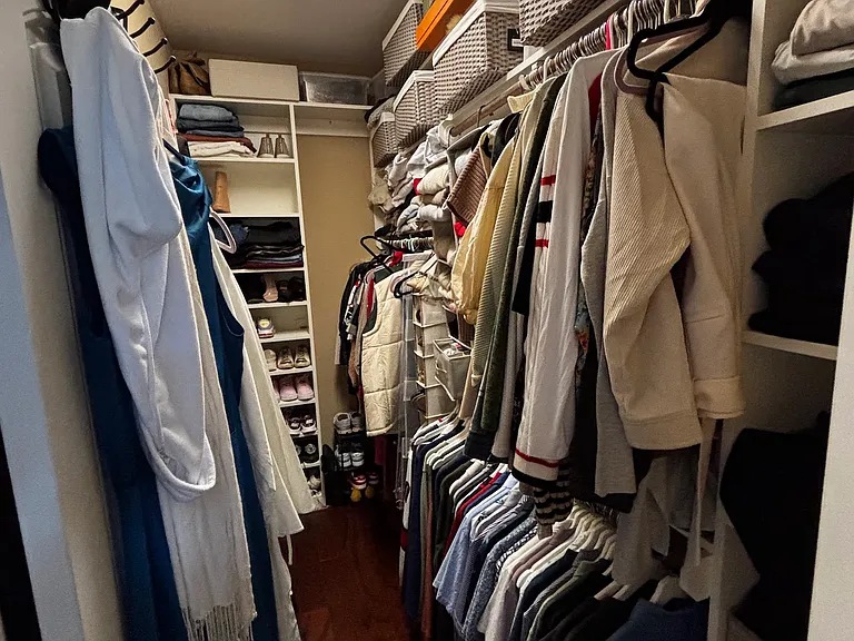 Primary walk-in closet
