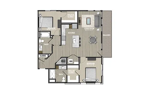Floor plan B15 - Quince