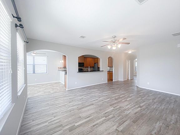 Wood imitation floors newly installed