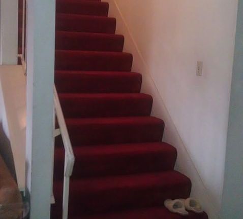 view of stairway